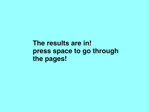 Baby Turtle CC Results!