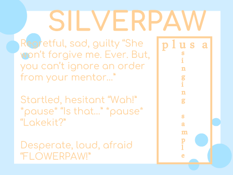 CLOSED- Heart of the Moon Voice Auditions Silverpaw