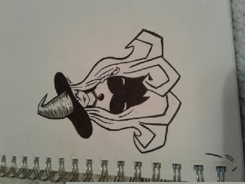Witch Drawing 