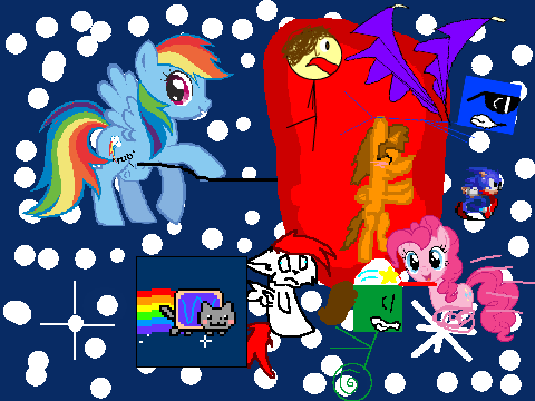 add yourself running or be eaten by rainbow dash remix remix remix remix