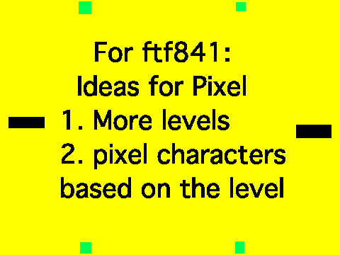 My ideas for pixel