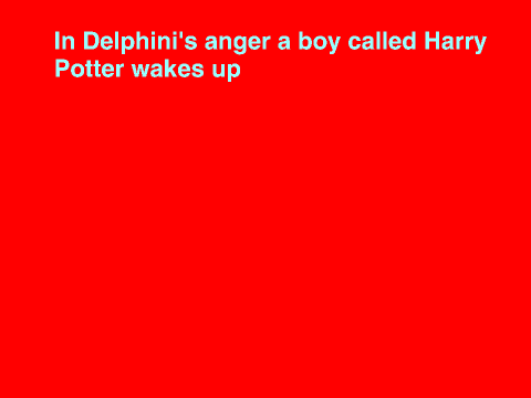 Harry Potter and the dragon in the pensive