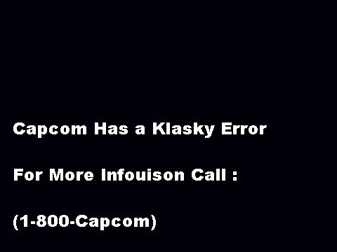 Z-17 Robot logo Capcom Error