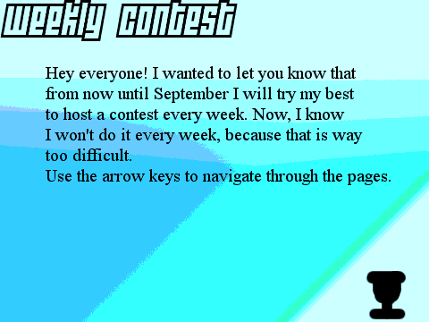 Weekly Contest! //zoom fixed to be more comfortable