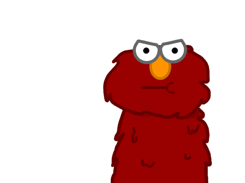 Elmo death stare