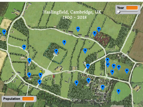 Haslingfield Map