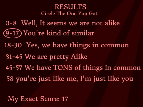 How Redtrueblue Are You? SomeoneAnonymous