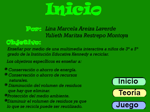 Proyecto de reciclaje I.E.K
