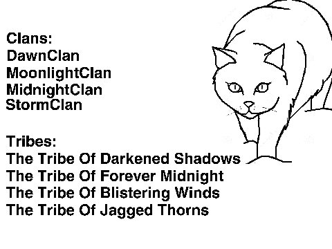 Dark Horizons RP sign up sheet