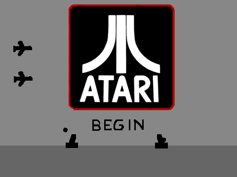 atari - airplane shooter game