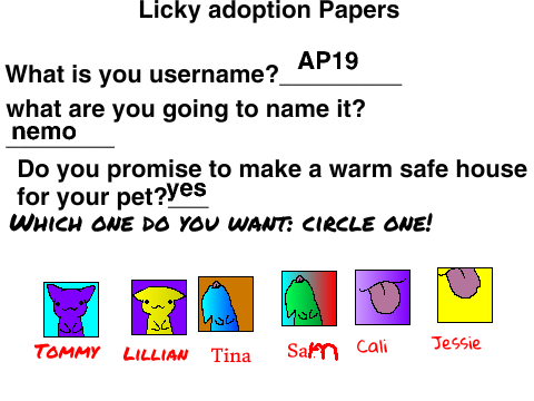 Licky adoption Papers remix