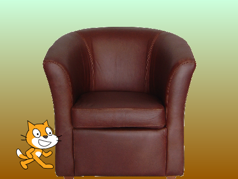 Add yourself trying to get on the chair! remix remix remix