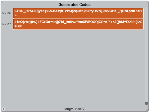 Random Code Generator