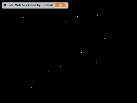 Killing witches with fireballs.