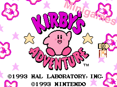 Kirby's Adventure Minigames