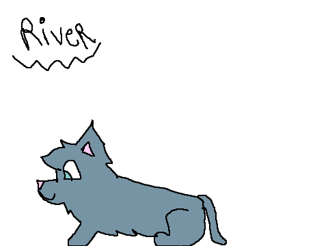 River drawing moonclan and sunclan rp