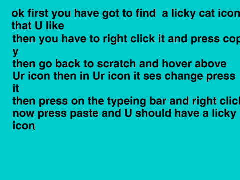 4 easy steps of how to have a licky icon 