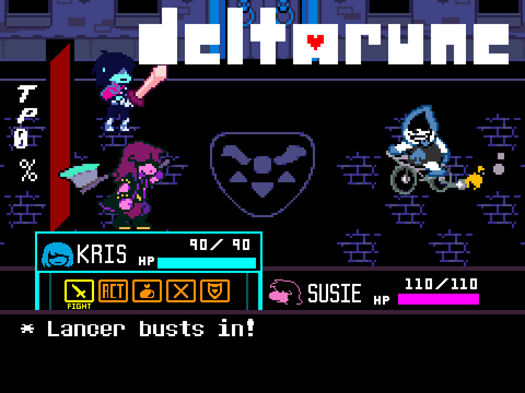 DELTARUNE: Lancer battle