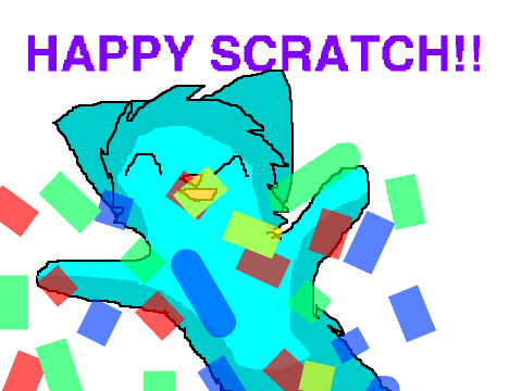 Celebrating on scratch for a year!!! :D
