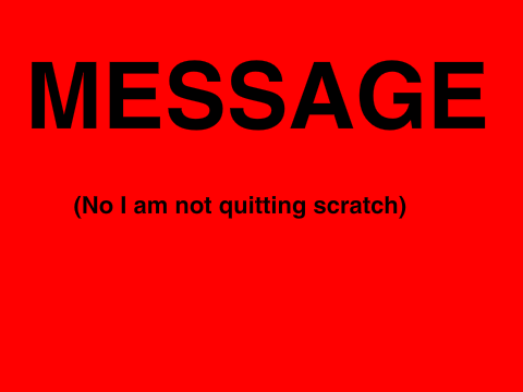 Message to you all