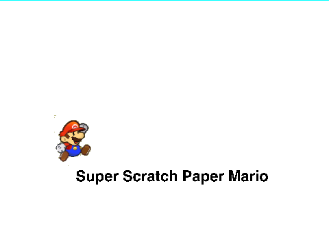 Super Scratch Paper Mario ALPHA VERSION