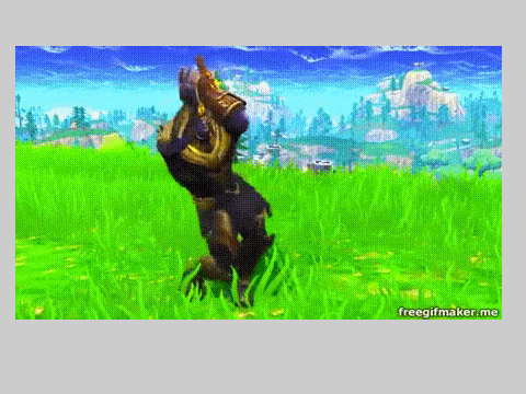 Thanos Does Orange Justice In Fortnite Battle Royal
