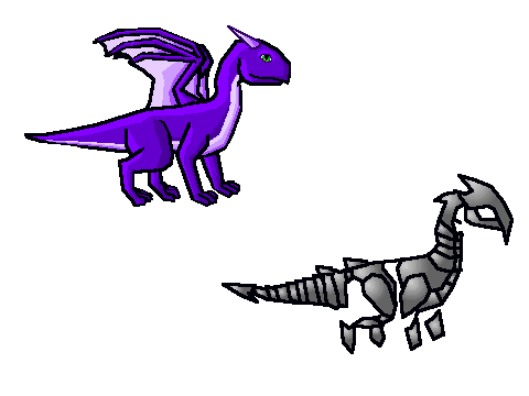 Dragon Sprites (armor added woot woot!)