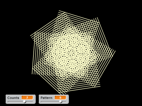 Moiré illusion