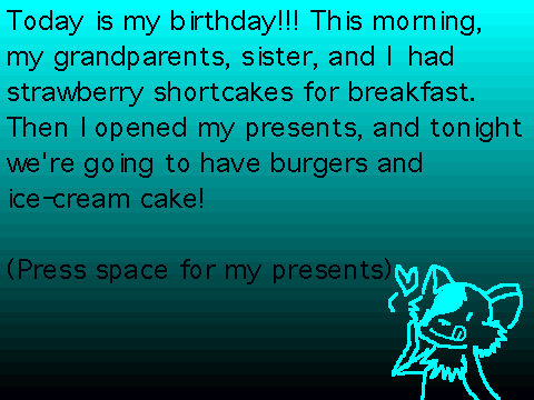 It's my Birthday!!