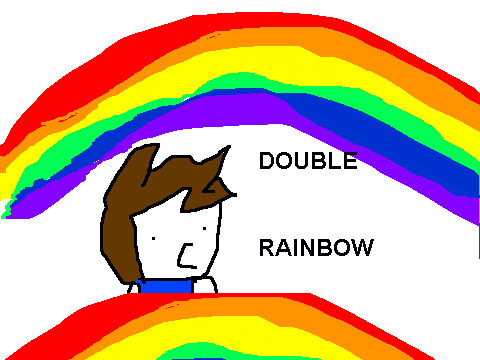 DOUBLE RAINBOW