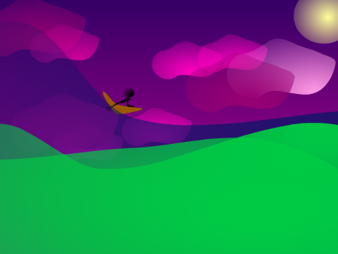 Abstract Design Contest entry: Waving Sunrise