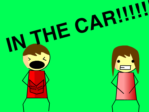 Me in the car