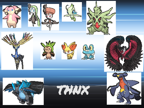 Free Pokemon sprites  (X &Y)