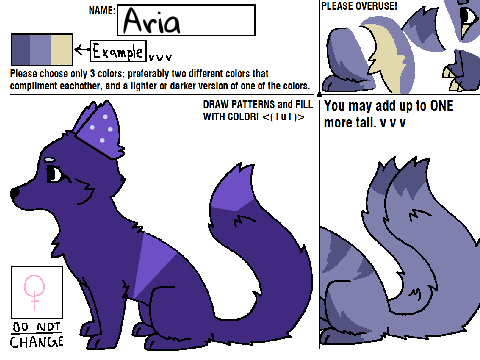 Make me a Furry Character! Aria touchup Red <3
