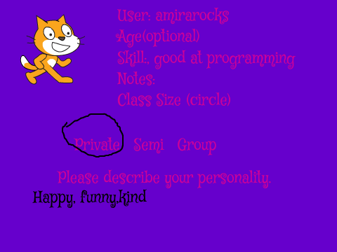 Scratch Academey Sign-Up Form(Tutor) remix