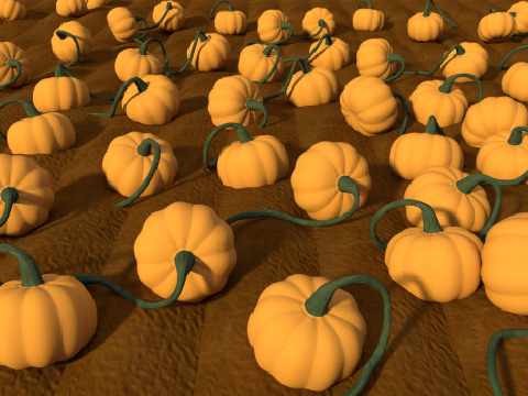 The escaping pumpkin