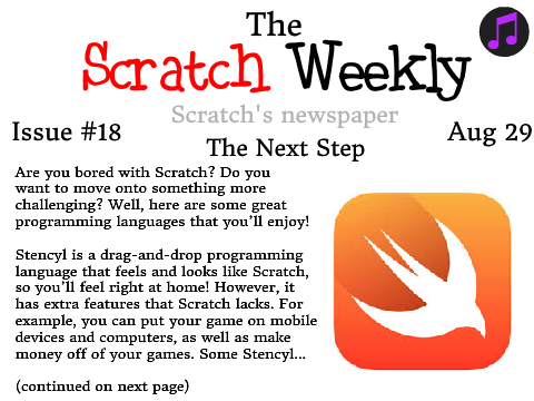 Issue #18- The Next Step (Double Issue!)