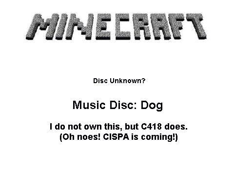 Minecraft Music Disc: Dog
