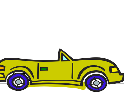 I found a gold Car
