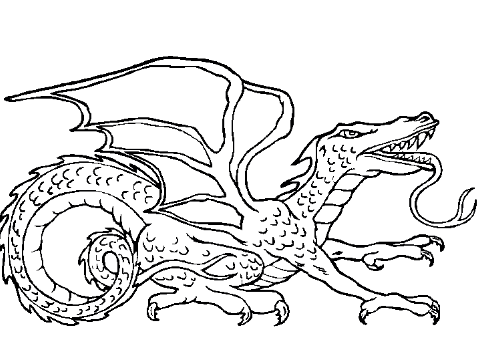 Dragon Coloring Contest