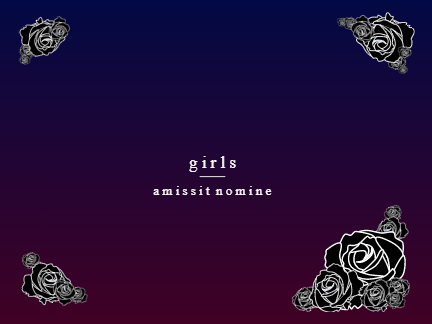 Girls [Writing]
