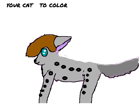 cat  coloring contest! open remix