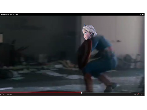 Captain America vs. Elsa