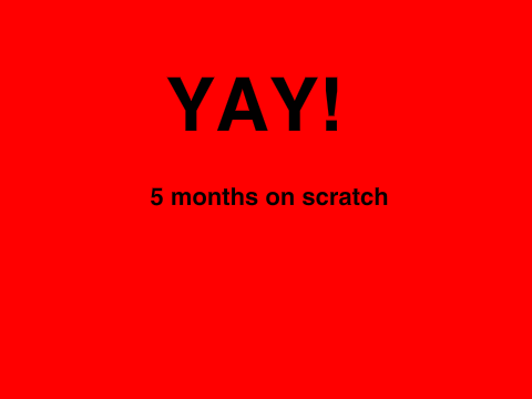 5 months on scratch