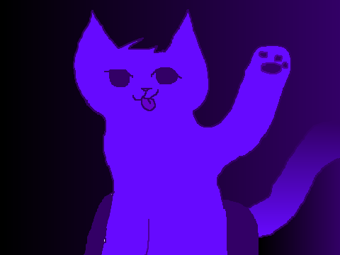 Purple the Purple Cat For Chism