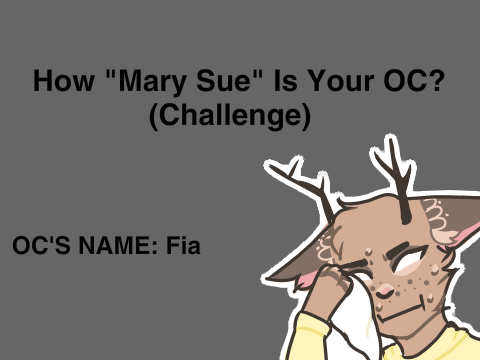 how mary sue is my oc?