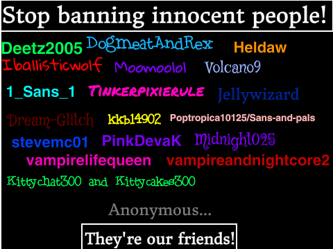 Remix and sign if you're against innocent bans! remix remix remix remix remix remix