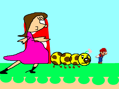 Add yourself chasing Mario! 