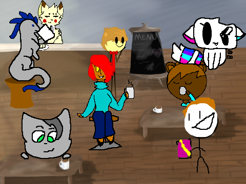 Add Yourself in a Cafe! (I am in there) remi