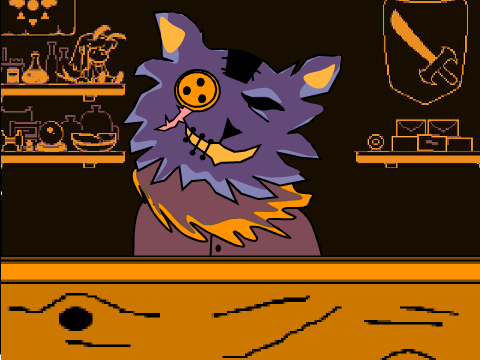 Seam Deltarune Fanart in Vetorial